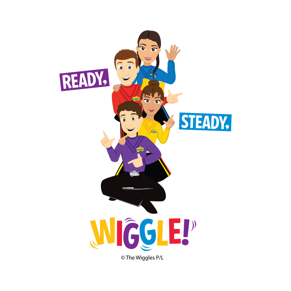 The Wiggles Adult Group Hoodie V3