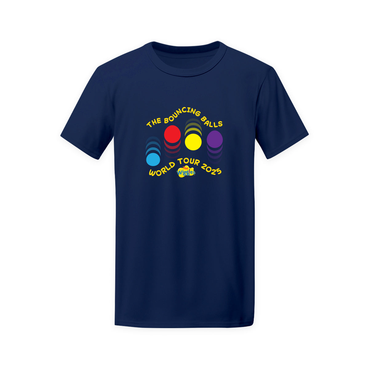 The Wiggles Bouncing Balls World Tour 2025 Adult T-shirt