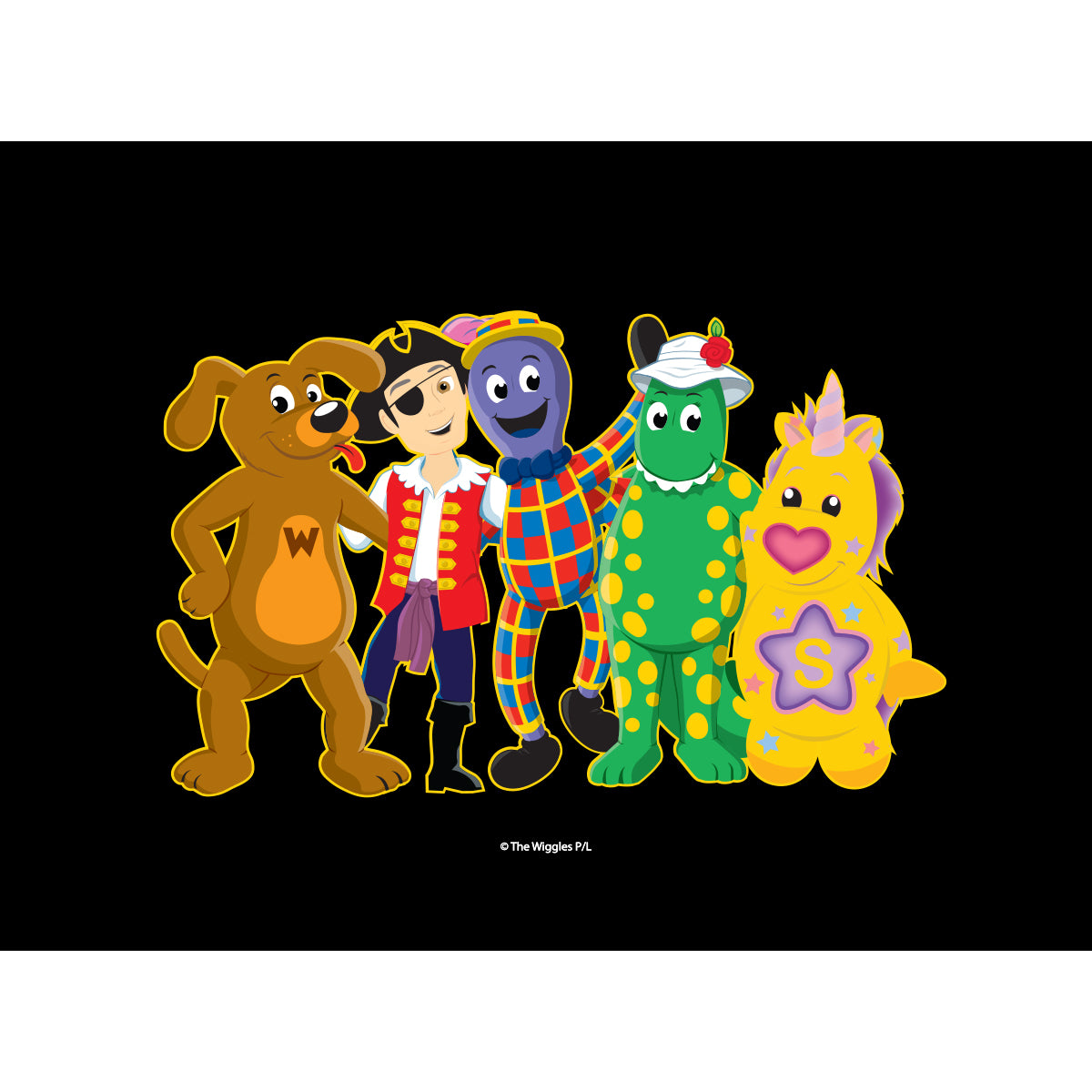 The Wiggles Friends Drawstring Bag